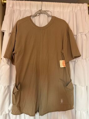 Free people T-shirt romper!